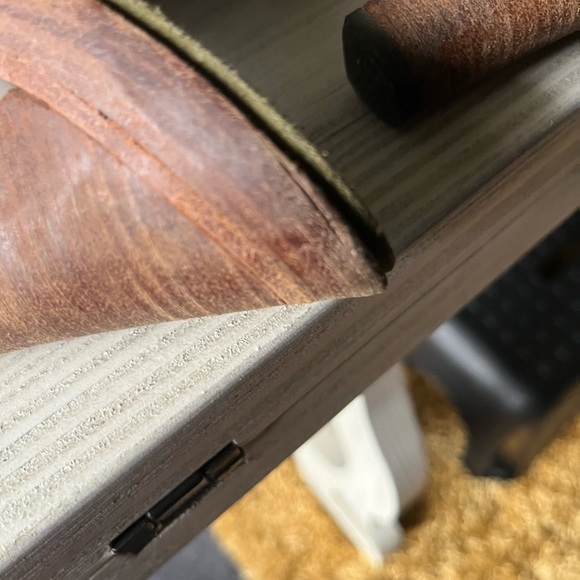 Vintage Nike G Series Olive Green Suede slip on slide Heel boho artsy Mule Sz 8B - Picture 11 of 15